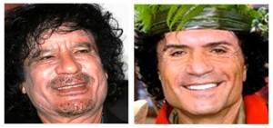 Gaddafi sieht Costa Cordalis zum verwechseln ähnlich