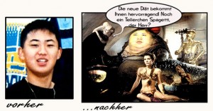 Jabba der Hutte oder Kim Jong Un. Neues Staatsoberhaupt in Nordkorea.