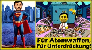Ein Super Präsident, der sein Fernsehprogramm selbst bestimmt, und dem das Geplärre der Simpsons auf den Sack geht.