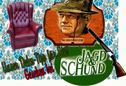 Schöner Wohnen, wilder wohnen. Jagdtrophäen als Wohnungsdekoration wieder gefragt.